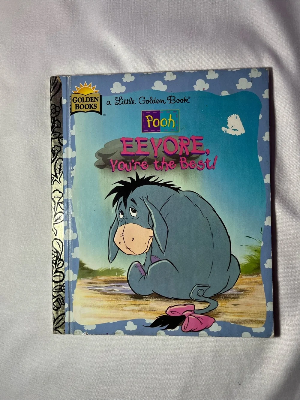 Vintage 1996 Disney Winnie the Pooh Eeyore You’re The Best HC Little Golden Book